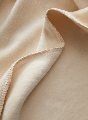Natural cotton blanket